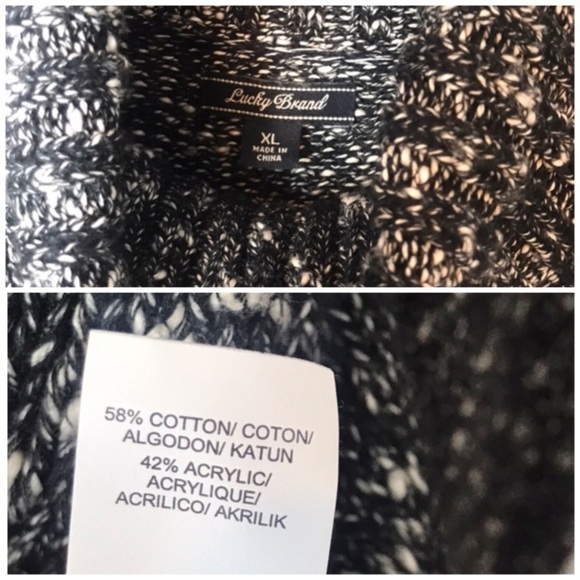 LUCKY BRAND Trapeze Marled Knit Sweater - Picture 10 of 10